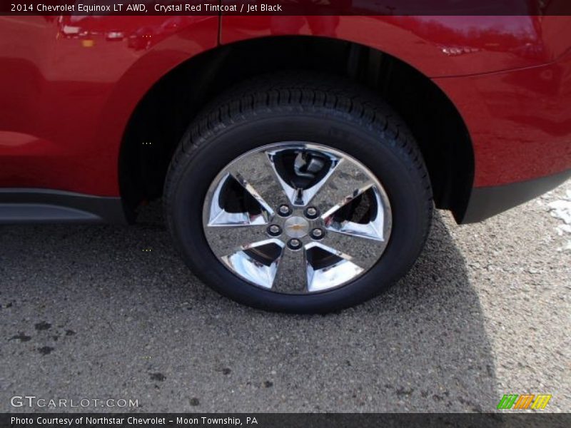 Crystal Red Tintcoat / Jet Black 2014 Chevrolet Equinox LT AWD