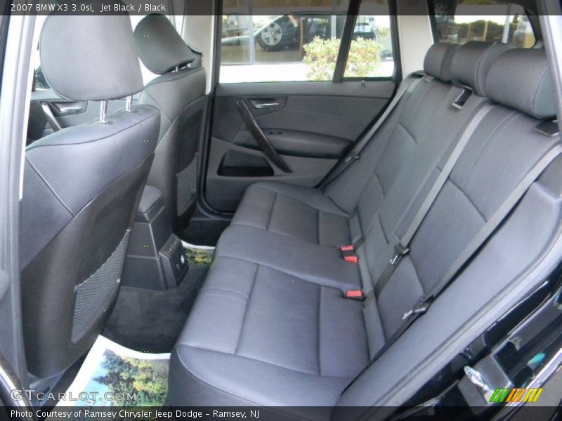 Jet Black / Black 2007 BMW X3 3.0si