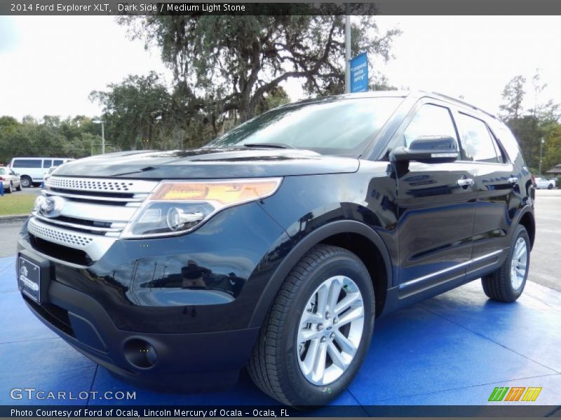 Dark Side / Medium Light Stone 2014 Ford Explorer XLT