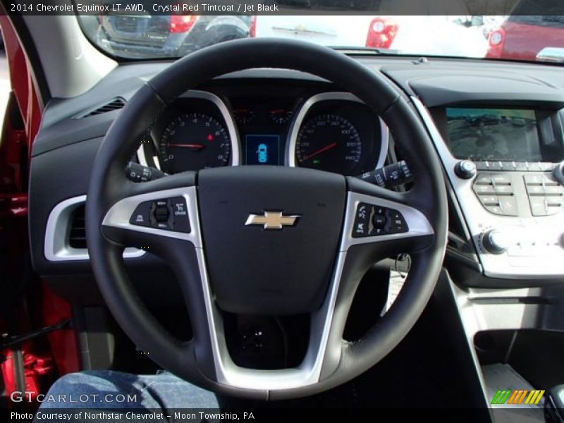 Crystal Red Tintcoat / Jet Black 2014 Chevrolet Equinox LT AWD
