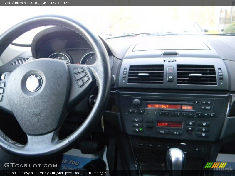 Jet Black / Black 2007 BMW X3 3.0si
