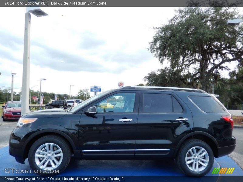 Dark Side / Medium Light Stone 2014 Ford Explorer XLT
