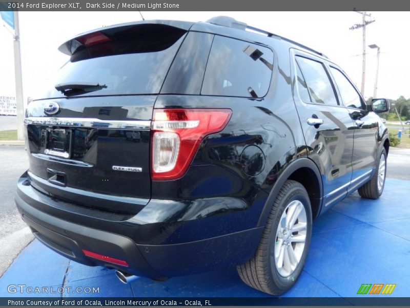 Dark Side / Medium Light Stone 2014 Ford Explorer XLT