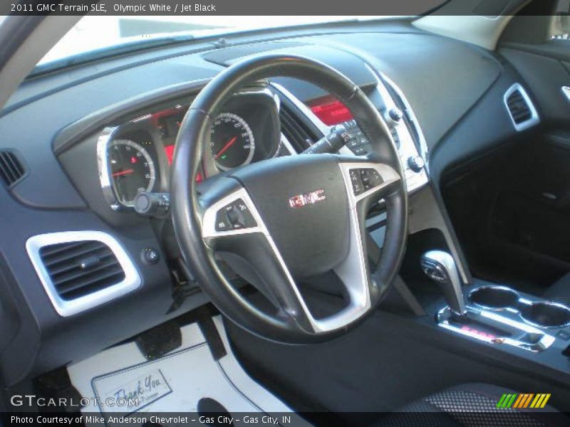Olympic White / Jet Black 2011 GMC Terrain SLE