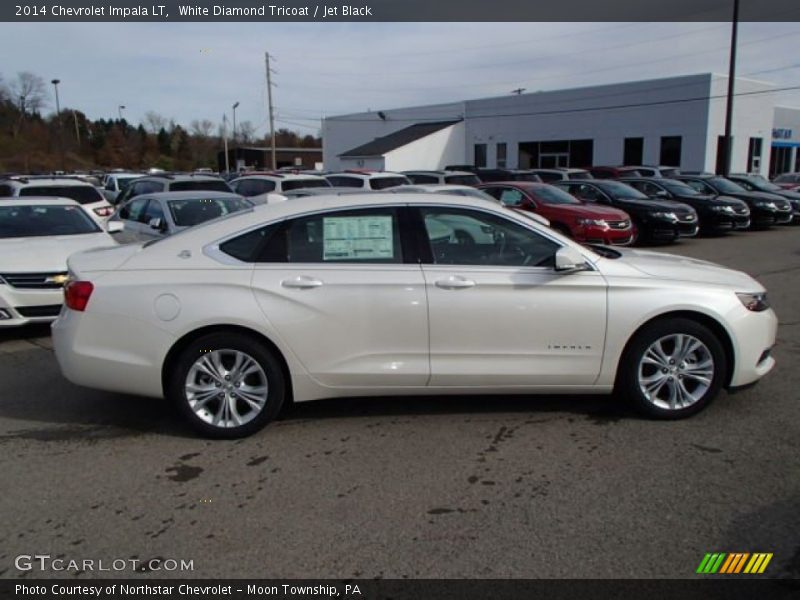 White Diamond Tricoat / Jet Black 2014 Chevrolet Impala LT