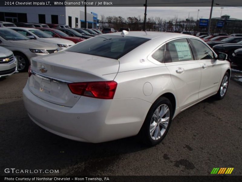 White Diamond Tricoat / Jet Black 2014 Chevrolet Impala LT