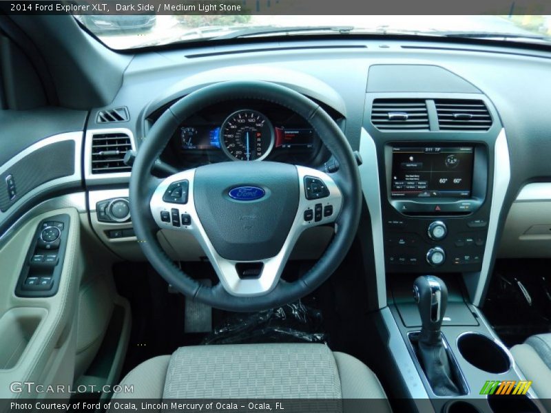 Dark Side / Medium Light Stone 2014 Ford Explorer XLT