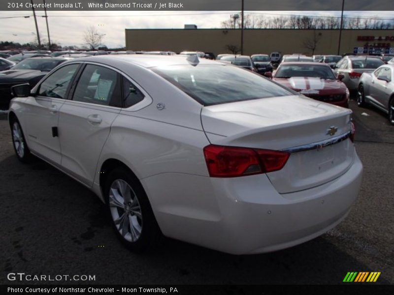White Diamond Tricoat / Jet Black 2014 Chevrolet Impala LT