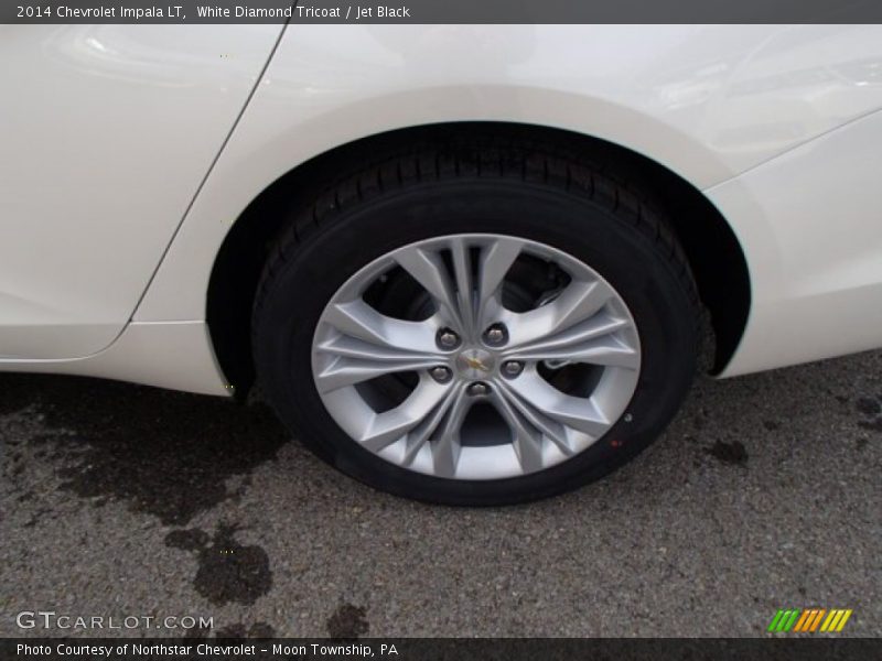White Diamond Tricoat / Jet Black 2014 Chevrolet Impala LT