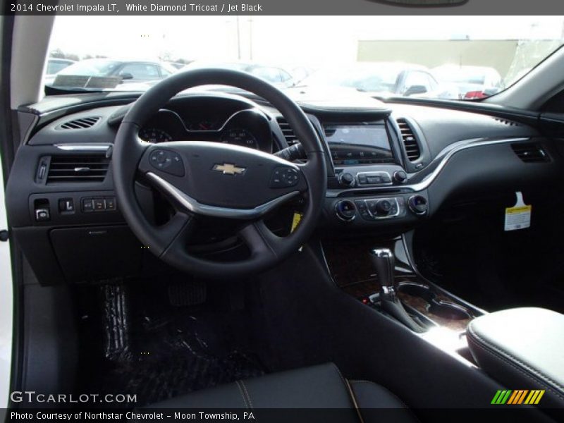 White Diamond Tricoat / Jet Black 2014 Chevrolet Impala LT