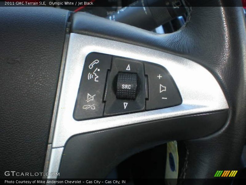 Olympic White / Jet Black 2011 GMC Terrain SLE