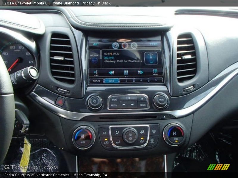 White Diamond Tricoat / Jet Black 2014 Chevrolet Impala LT