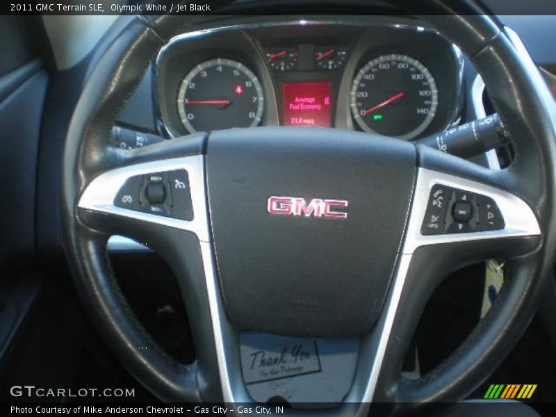 Olympic White / Jet Black 2011 GMC Terrain SLE