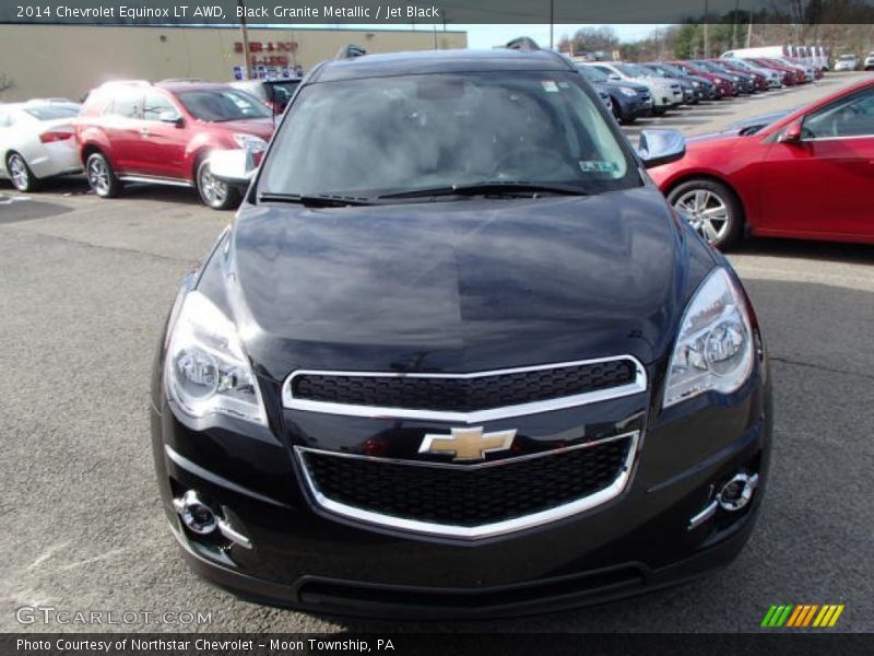Black Granite Metallic / Jet Black 2014 Chevrolet Equinox LT AWD