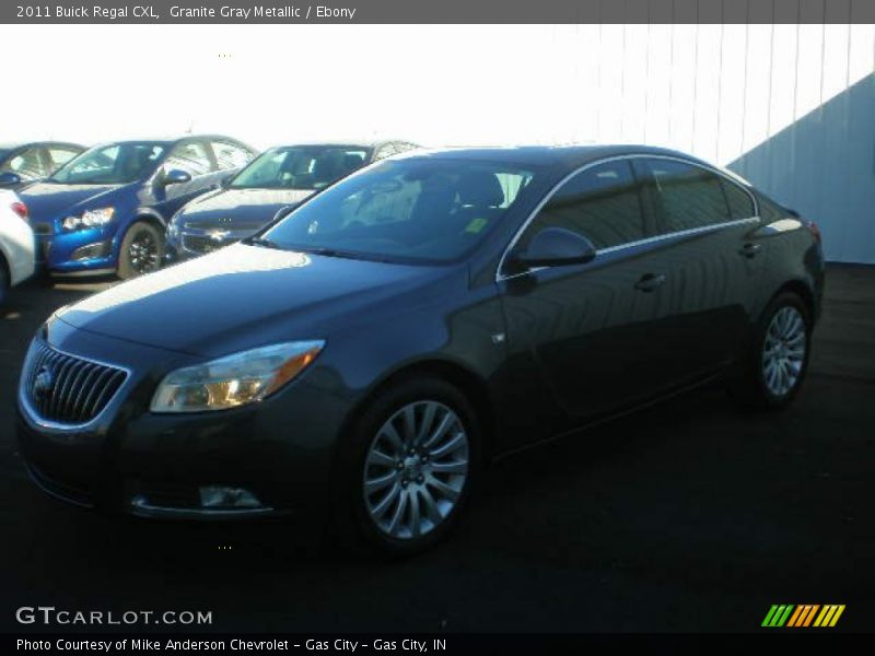 Granite Gray Metallic / Ebony 2011 Buick Regal CXL
