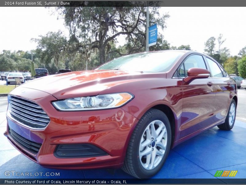 Sunset / Dune 2014 Ford Fusion SE