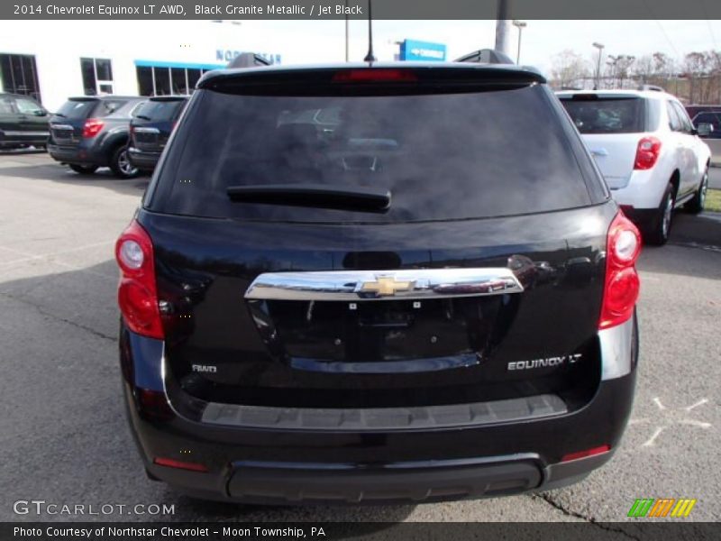 Black Granite Metallic / Jet Black 2014 Chevrolet Equinox LT AWD