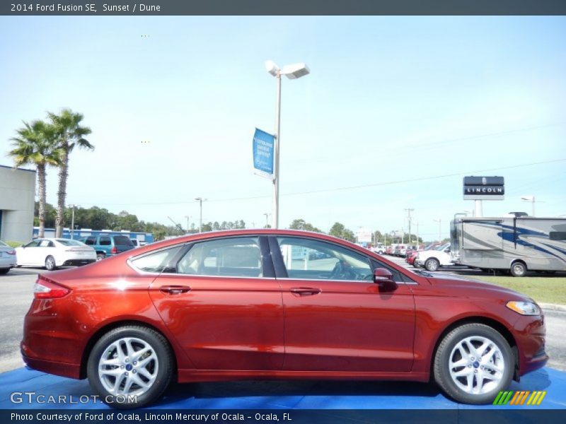 Sunset / Dune 2014 Ford Fusion SE