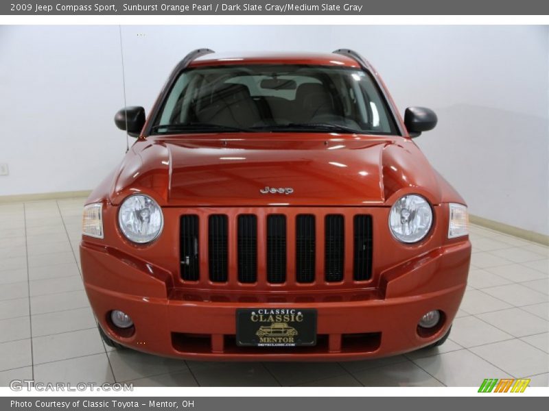 Sunburst Orange Pearl / Dark Slate Gray/Medium Slate Gray 2009 Jeep Compass Sport