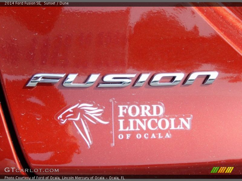 Sunset / Dune 2014 Ford Fusion SE