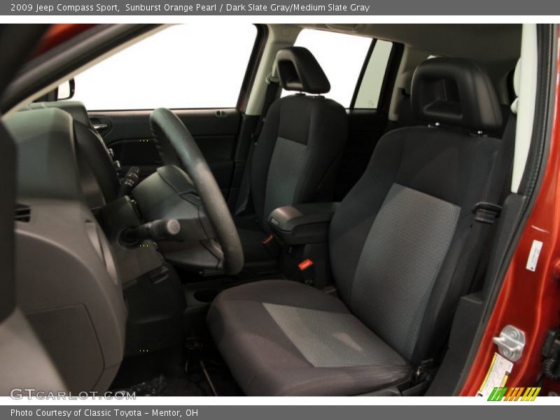 Sunburst Orange Pearl / Dark Slate Gray/Medium Slate Gray 2009 Jeep Compass Sport