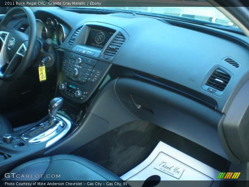 Granite Gray Metallic / Ebony 2011 Buick Regal CXL