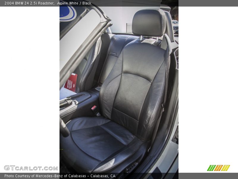 Front Seat of 2004 Z4 2.5i Roadster