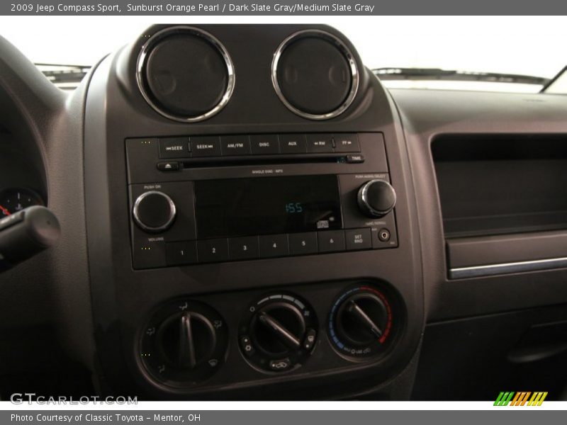 Sunburst Orange Pearl / Dark Slate Gray/Medium Slate Gray 2009 Jeep Compass Sport