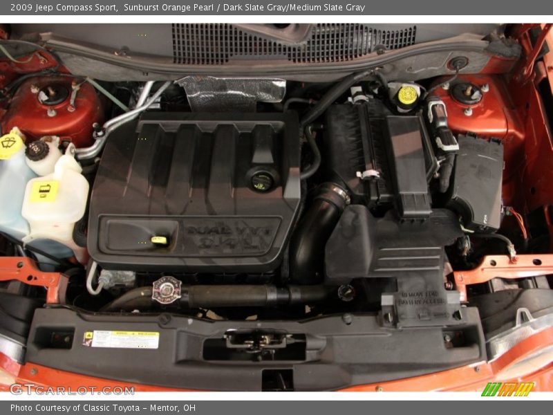 Sunburst Orange Pearl / Dark Slate Gray/Medium Slate Gray 2009 Jeep Compass Sport