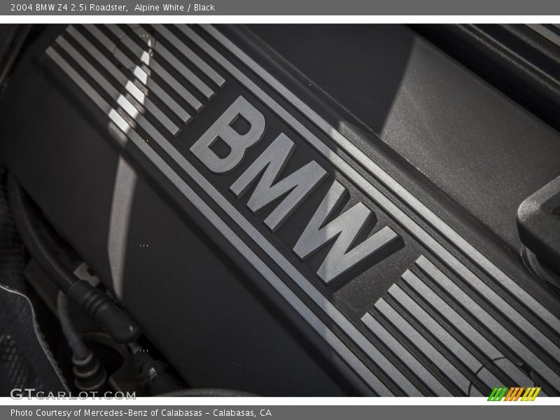 Alpine White / Black 2004 BMW Z4 2.5i Roadster
