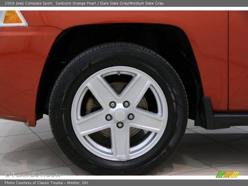 Sunburst Orange Pearl / Dark Slate Gray/Medium Slate Gray 2009 Jeep Compass Sport