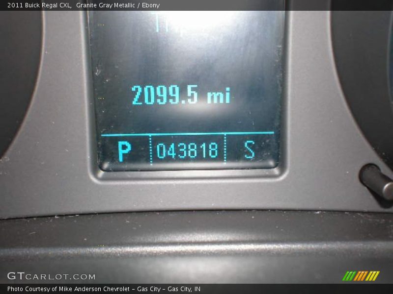 Granite Gray Metallic / Ebony 2011 Buick Regal CXL
