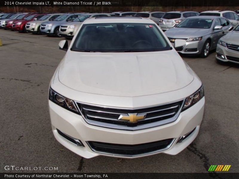White Diamond Tricoat / Jet Black 2014 Chevrolet Impala LT