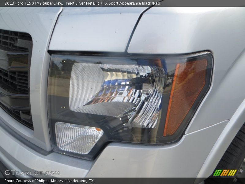 Ingot Silver Metallic / FX Sport Appearance Black/Red 2013 Ford F150 FX2 SuperCrew