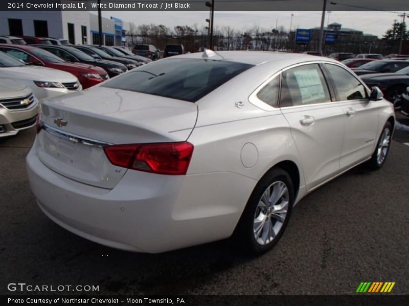 White Diamond Tricoat / Jet Black 2014 Chevrolet Impala LT