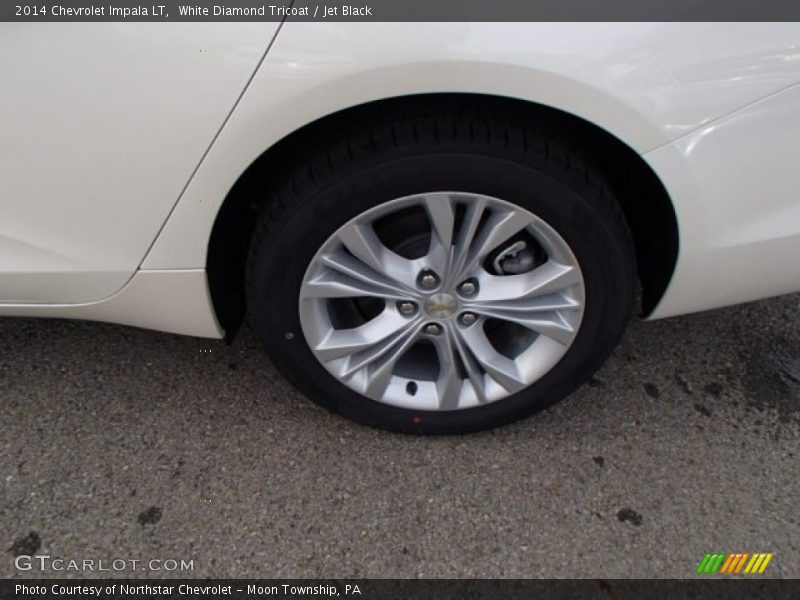 White Diamond Tricoat / Jet Black 2014 Chevrolet Impala LT