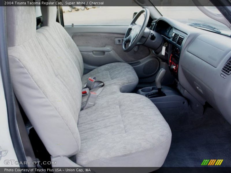 Super White / Charcoal 2004 Toyota Tacoma Regular Cab