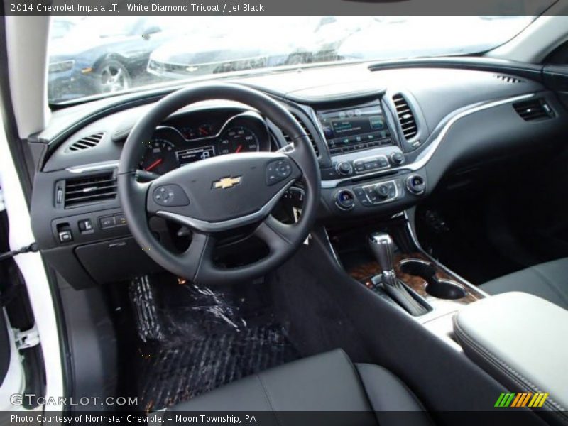 White Diamond Tricoat / Jet Black 2014 Chevrolet Impala LT