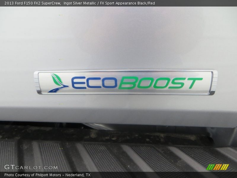 Ingot Silver Metallic / FX Sport Appearance Black/Red 2013 Ford F150 FX2 SuperCrew