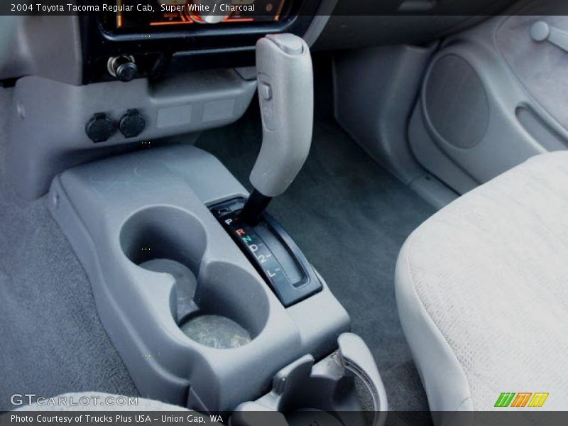 Super White / Charcoal 2004 Toyota Tacoma Regular Cab