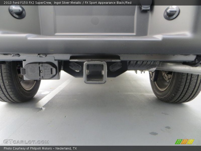 Ingot Silver Metallic / FX Sport Appearance Black/Red 2013 Ford F150 FX2 SuperCrew