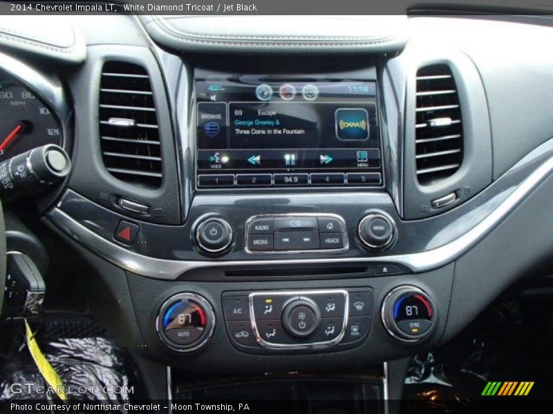White Diamond Tricoat / Jet Black 2014 Chevrolet Impala LT