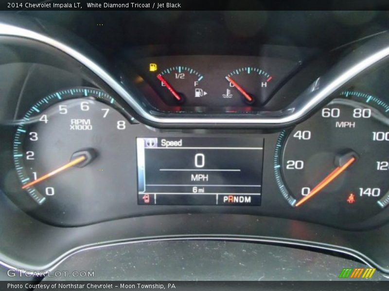 White Diamond Tricoat / Jet Black 2014 Chevrolet Impala LT