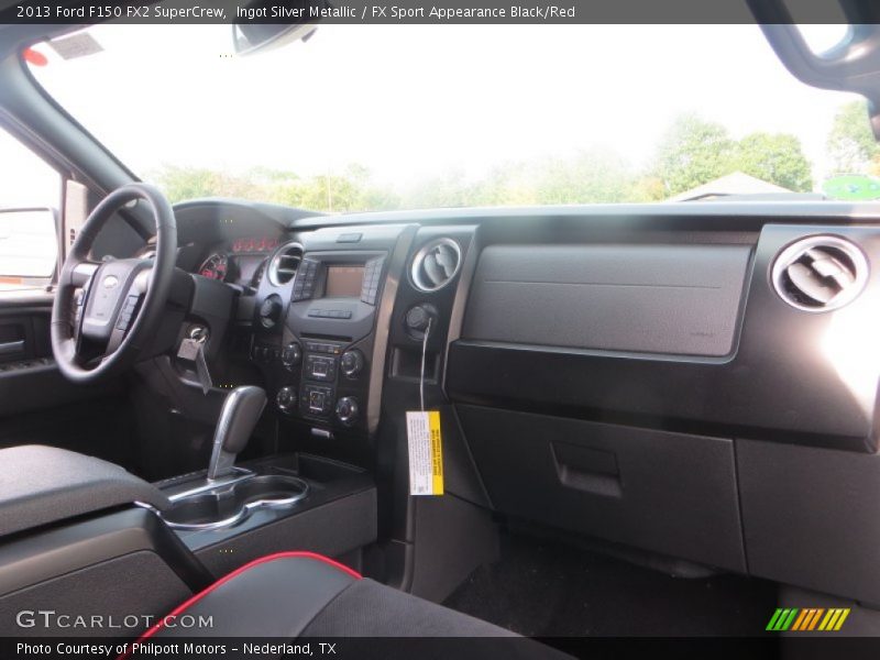 Ingot Silver Metallic / FX Sport Appearance Black/Red 2013 Ford F150 FX2 SuperCrew