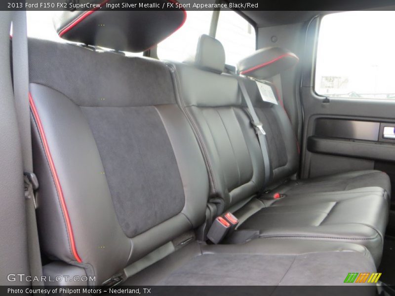 Ingot Silver Metallic / FX Sport Appearance Black/Red 2013 Ford F150 FX2 SuperCrew