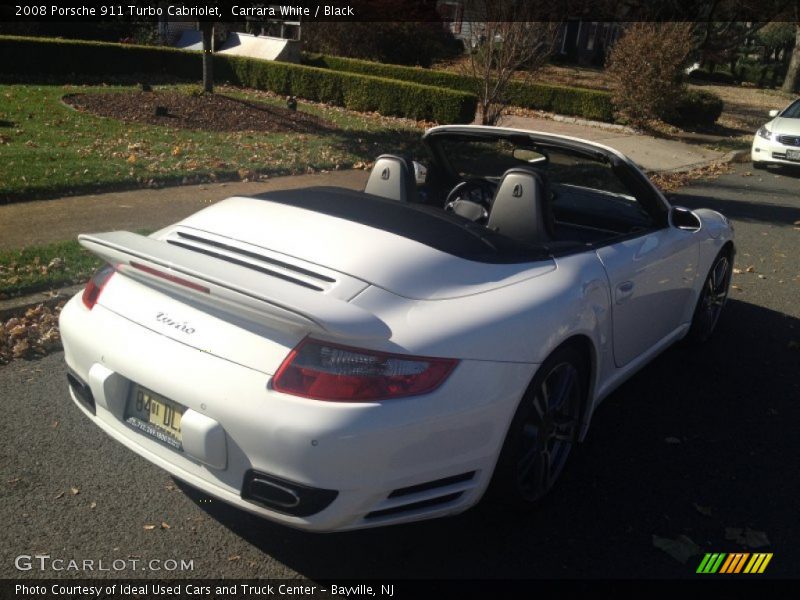 Carrara White / Black 2008 Porsche 911 Turbo Cabriolet