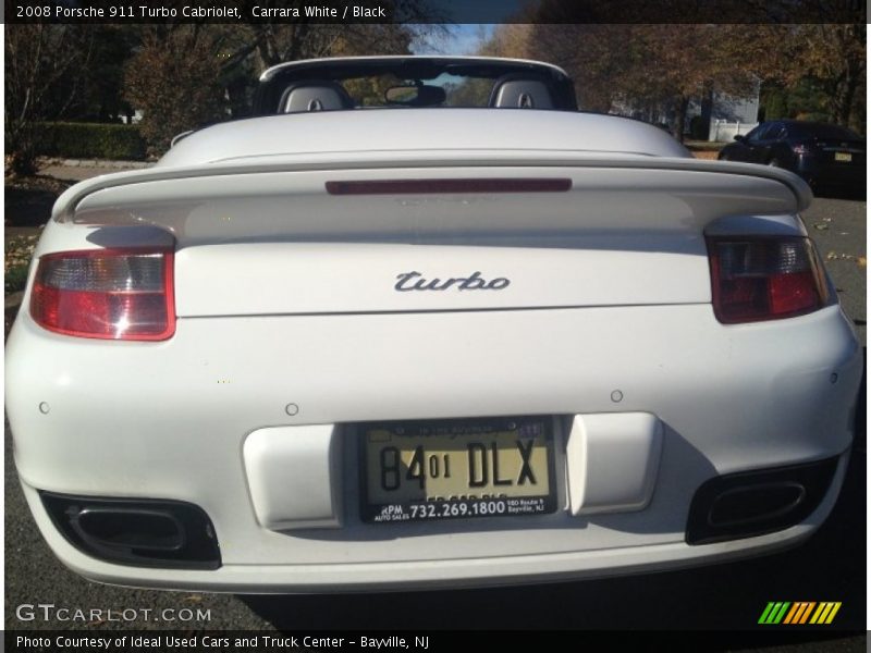 Carrara White / Black 2008 Porsche 911 Turbo Cabriolet