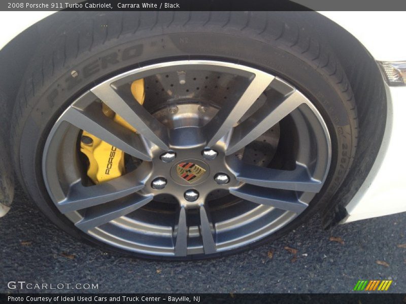 Carrara White / Black 2008 Porsche 911 Turbo Cabriolet