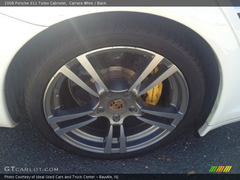 Carrara White / Black 2008 Porsche 911 Turbo Cabriolet
