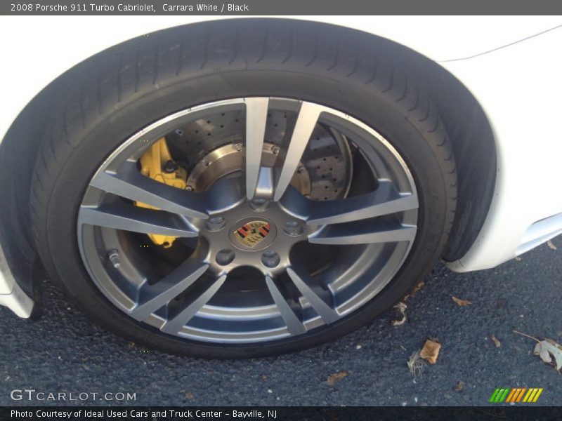 Carrara White / Black 2008 Porsche 911 Turbo Cabriolet